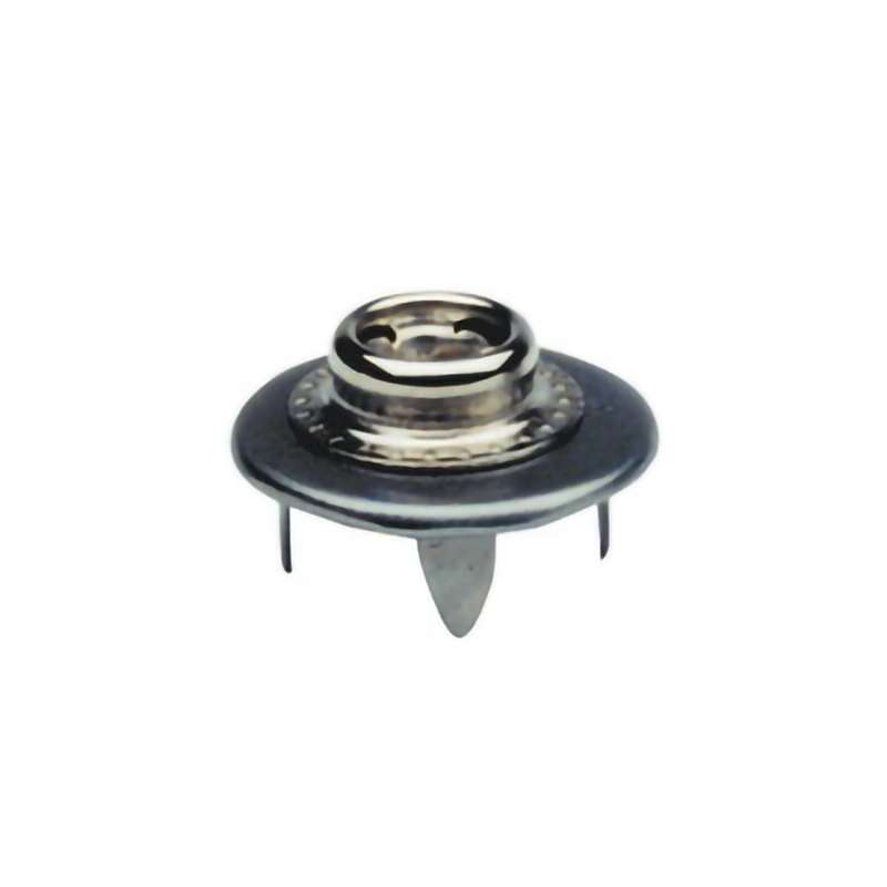 Stud Push And Clinch Snap, Male, 10mm Size, for Rubber Mats, 20/Package